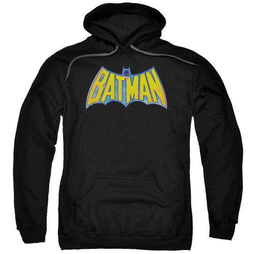 Image for Batman Hoodie - Batman Neon Distress Logo