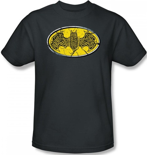 Image Closeup for Batman T-Shirt - Celtic Shield Logo