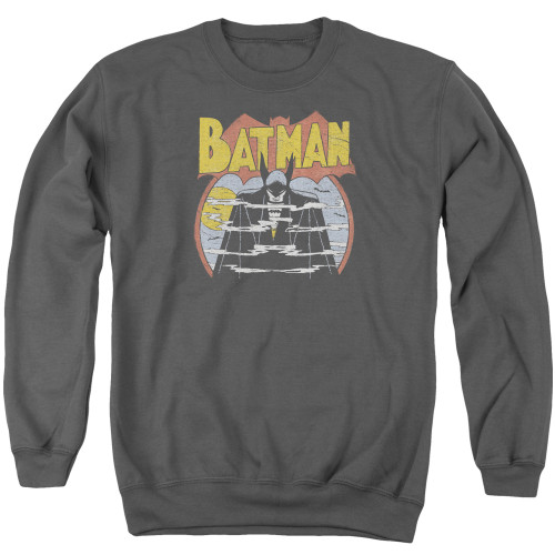 Image for Batman Crewneck - Foggy on Charcoal