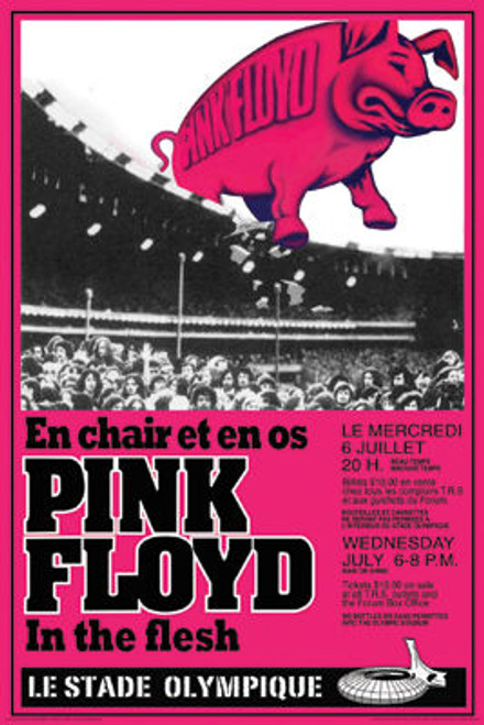 Pink Floyd Concert Poster