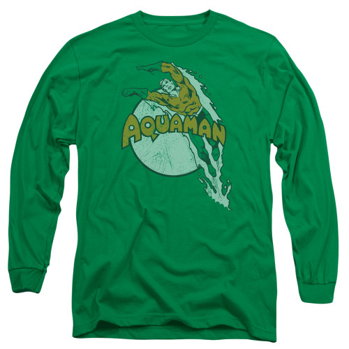 Image for Aquaman Long Sleeve T-Shirt - Splash