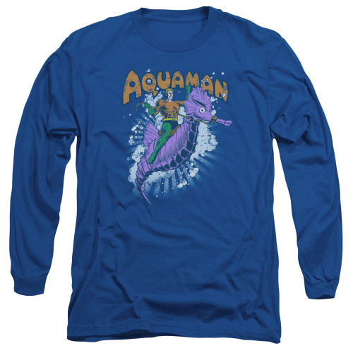 Image for Aquaman Long Sleeve T-Shirt - Ride Free