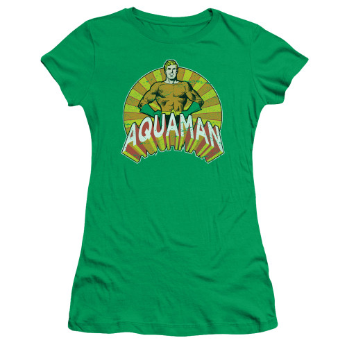 Image for Aquaman Girls T-Shirt - Arms Akimbo