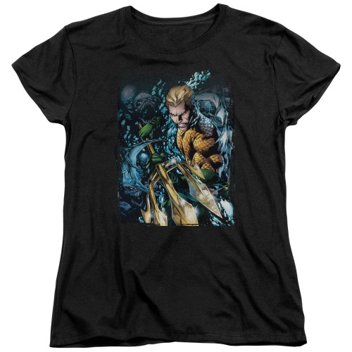 Image for Aquaman Woman's T-Shirt - Aquaman #1