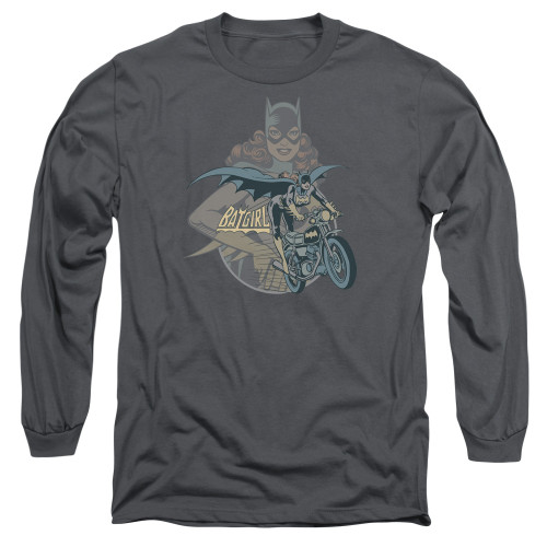 Image for Batgirl Long Sleeve T-Shirt - Batgirl Biker