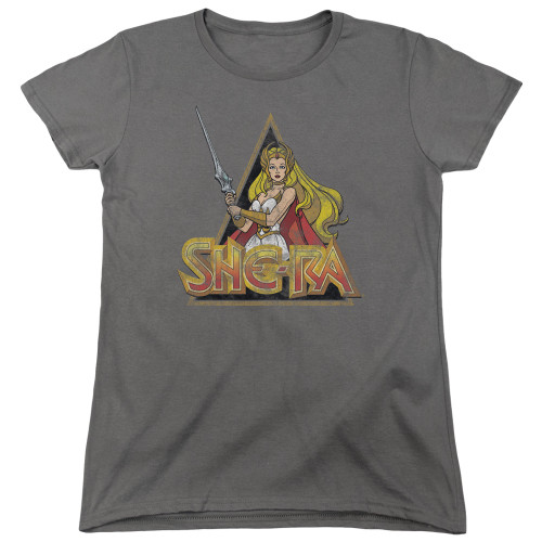 Image for She Ra: Princess of Power Woman's T-Shirt - Rough Ra on Charcoal