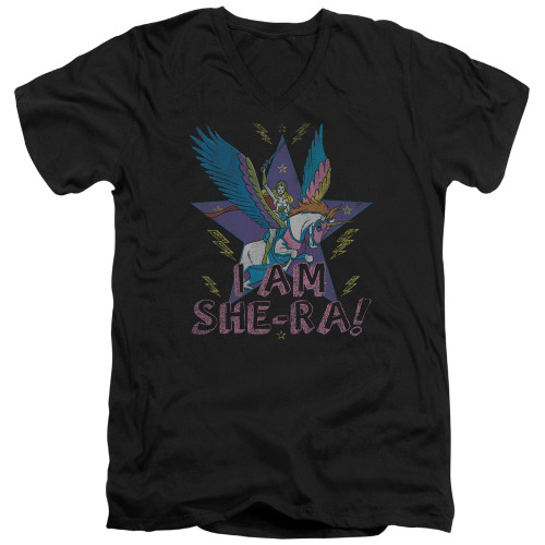 Image for She Ra: Princess of Power V-Neck T-Shirt I Am She-Ra