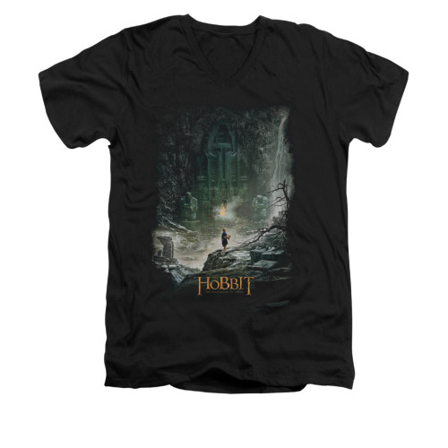The Hobbit V-Neck T-Shirt - At Smaug's Door