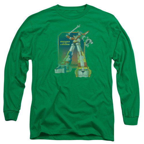 Image for Voltron Long Sleeve T-Shirt - Distressed Defender