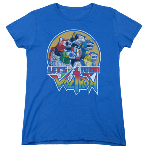 Image for Voltron Woman's T-Shirt - Let's Form