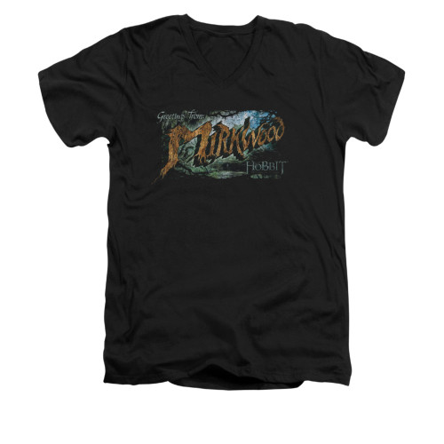 The Hobbit V-Neck T-Shirt - Greetings from Mirkwood