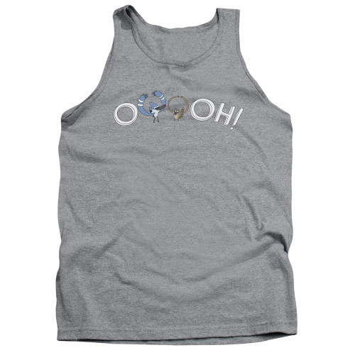 Image for The Regular Show Tank Top - Ooooh on Grey