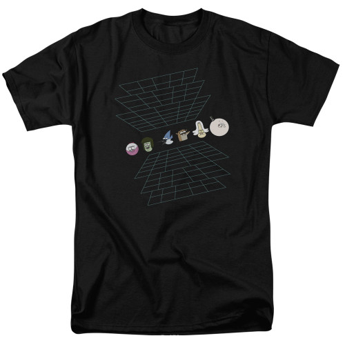 Image for The Regular Show T-Shirt - Regular Grid