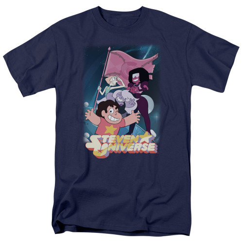 Image for Steven Universe T-Shirt - Crystal Gem Flag