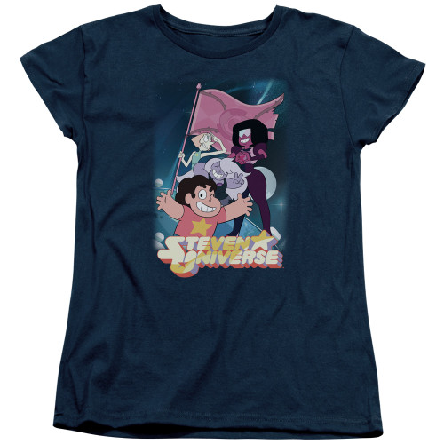 Image for Steven Universe Woman's T-Shirt - Crystal Gem Flag