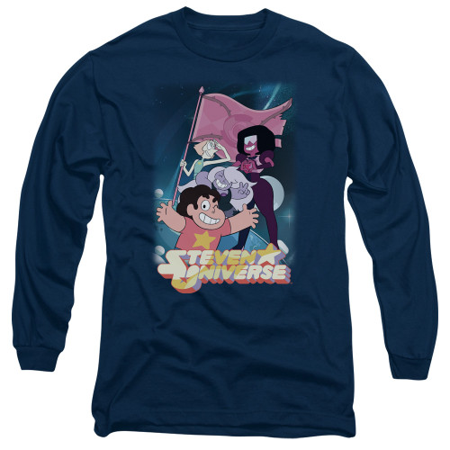 Image for Steven Universe Long Sleeve T-Shirt - Crystal Gem Flag