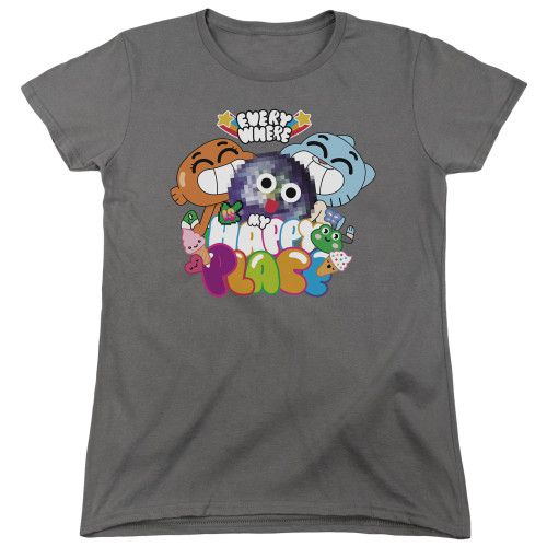 Image for The Amazing World of Gumball Woman's T-Shirt - Happy Place
