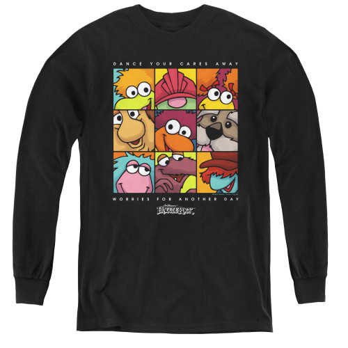 Fraggle Rock Youth Long Sleeve T-Shirt - Squared