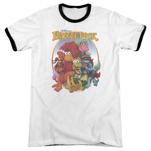 Fraggle Rock Ringer - Group Hug on White