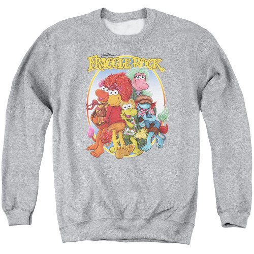 Fraggle Rock Crewneck - Group Hug on Grey