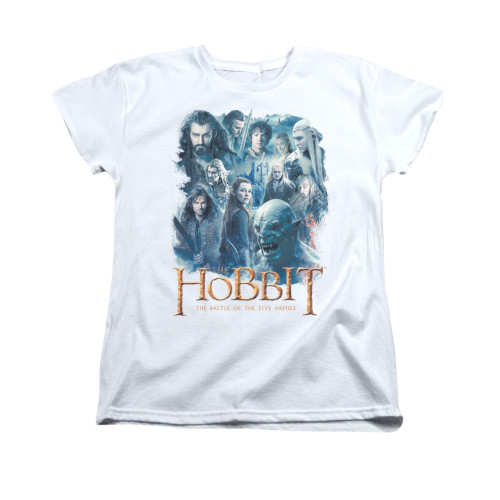 The Hobbit Woman's T-Shirt - Main Characters