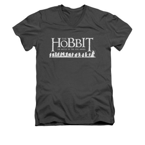 The Hobbit V-Neck T-Shirt - Walking Logo