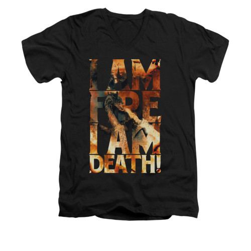 The Hobbit V-Neck T-Shirt - I am Fire