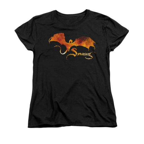The Hobbit Woman's T-Shirt - Smaug on Fire
