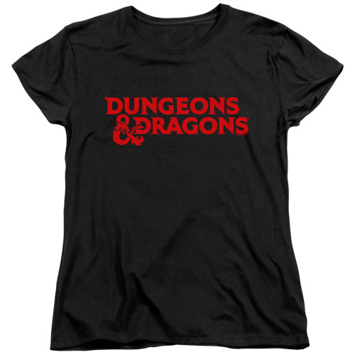 Image for Dungeons and Dragons Woman's T-Shirt - Type Logo