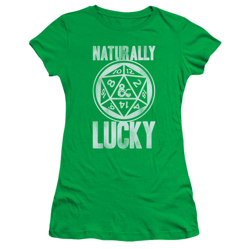 Image for Dungeons and Dragons Girls T-Shirt - Naturally Lucky