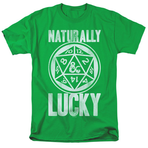 Image for Dungeons and Dragons T-Shirt - Naturally Lucky