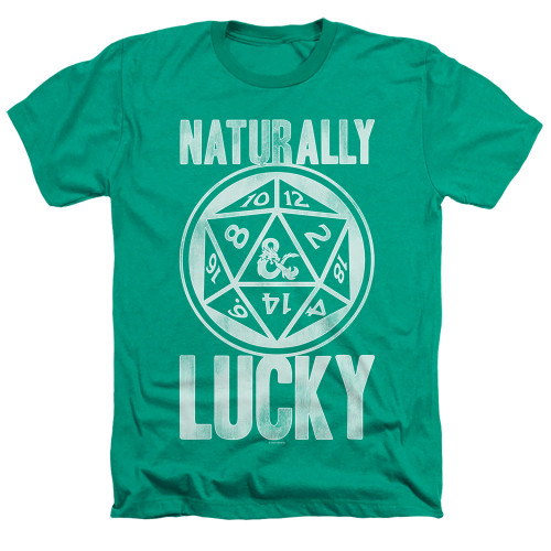Image for Dungeons and Dragons Heather T-Shirt - Naturally Lucky