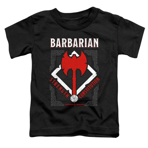 Image for Dungeons and Dragons Toddler T-Shirt - Barbarian