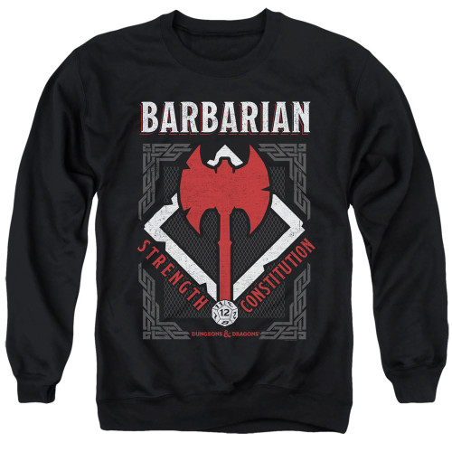 Image for Dungeons and Dragons Crewneck - Barbarian