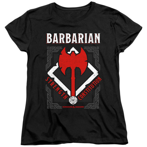 Image for Dungeons and Dragons Woman's T-Shirt - Barbarian