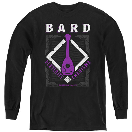 Image for Dungeons and Dragons Youth Long Sleeve T-Shirt - Bard