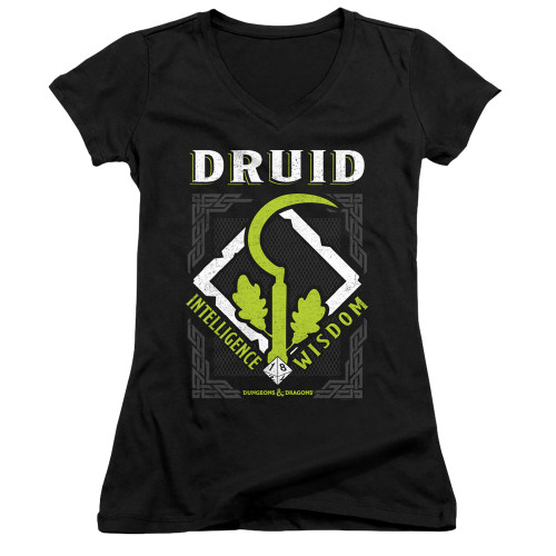 Image for Dungeons and Dragons Girls V Neck T-Shirt - Druid