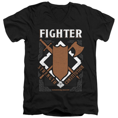 Image for Dungeons and Dragons T-Shirt - V Neck - Fighter