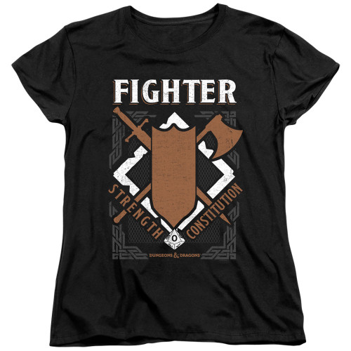 Image for Dungeons and Dragons Woman's T-Shirt - Fighter