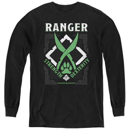 Image for Dungeons and Dragons Youth Long Sleeve T-Shirt - Ranger