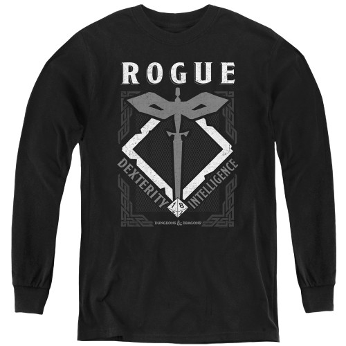 Image for Dungeons and Dragons Youth Long Sleeve T-Shirt - Rogue