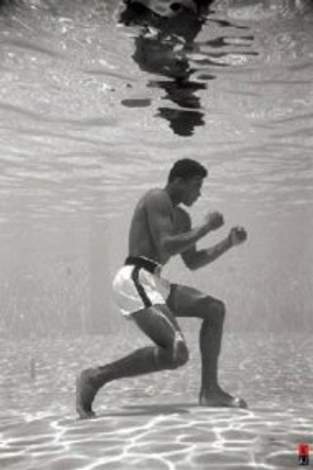 Muhammad Ali Underwater Poster