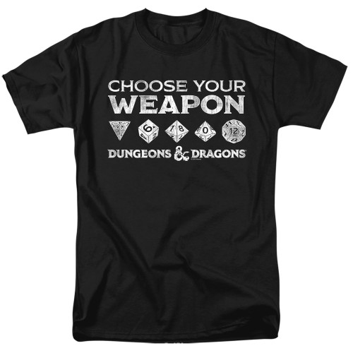 Image for Dungeons and Dragons T-Shirt - Choose Your Weapon
