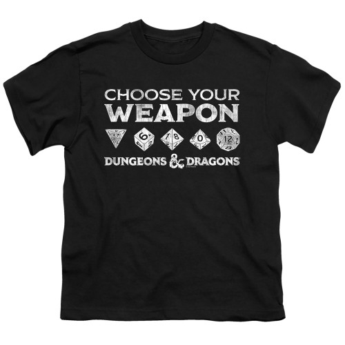 Image for Dungeons and Dragons Youth T-Shirt - Choose Your Weapon