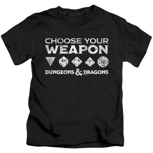 Image for Dungeons and Dragons Kids T-Shirt - Choose Your Weapon