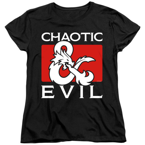 Image for Dungeons and Dragons Woman's T-Shirt - Chaotic Evil