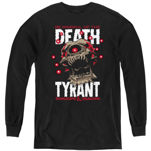 Image for Dungeons and Dragons Youth Long Sleeve T-Shirt - Death Tyrant