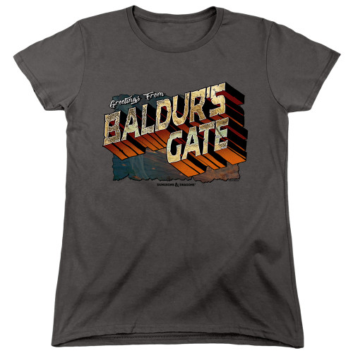 Image for Dungeons and Dragons Woman's T-Shirt - Baldurs Gate