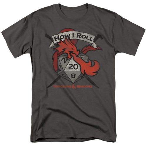 Image for Dungeons and Dragons T-Shirt - How I Roll