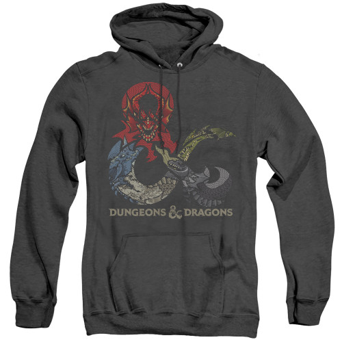 Image for Dungeons and Dragons Heather Hoodie - Dragons in Dragons